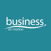 'business en motion'​ logo, 'business en motion'​ contact details