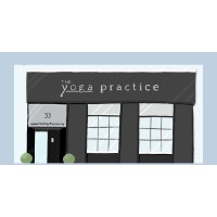 The Yoga Practice logo, The Yoga Practice contact details