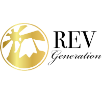 RevGen logo, RevGen contact details