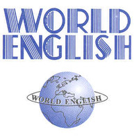 World English logo, World English contact details