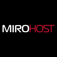 MiroHost logo, MiroHost contact details