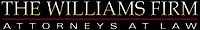 The Williams Firm logo, The Williams Firm contact details