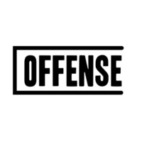 THE OFFENSE logo, THE OFFENSE contact details