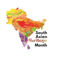 South Asian Heritage Month logo, South Asian Heritage Month contact details