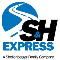 S & H Express logo, S & H Express contact details