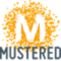 Mustered logo, Mustered contact details