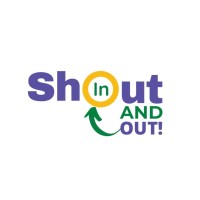 SHOUT IN&OUT logo, SHOUT IN&OUT contact details