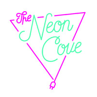 The Neon Cove logo, The Neon Cove contact details