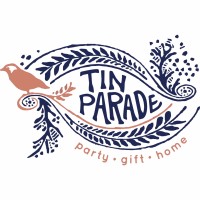 Tin Parade - Party. Gift. Home logo, Tin Parade - Party. Gift. Home contact details