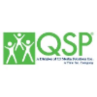 QSP logo, QSP contact details