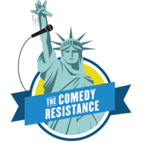 The Comedy Resistance logo, The Comedy Resistance contact details