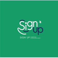 sign up agency logo, sign up agency contact details