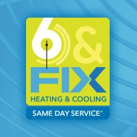 6 & Fix Heating & Cooling logo, 6 & Fix Heating & Cooling contact details