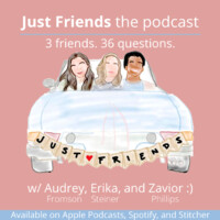 Just Friends the Podcast logo, Just Friends the Podcast contact details