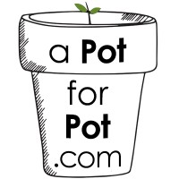 a Pot for Pot logo, a Pot for Pot contact details