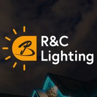 R&C Lighting logo, R&C Lighting contact details