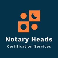 Notary Heads logo, Notary Heads contact details