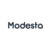 Modesta logo, Modesta contact details