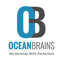 OceanBrains logo, OceanBrains contact details