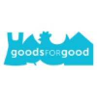 goods for good logo, goods for good contact details