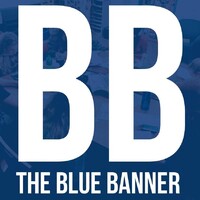 The Blue Banner logo, The Blue Banner contact details