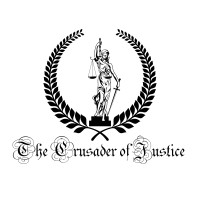 The Crusader of Justice logo, The Crusader of Justice contact details