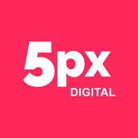 5px Digital logo, 5px Digital contact details