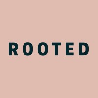 ROOTED logo, ROOTED contact details