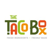 The Taco Box logo, The Taco Box contact details