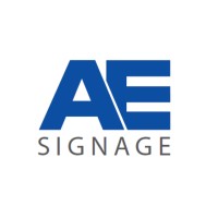 AE Signage logo, AE Signage contact details