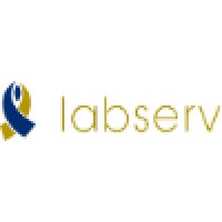 LABSERV logo, LABSERV contact details