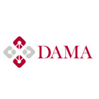 DAMA logo, DAMA contact details