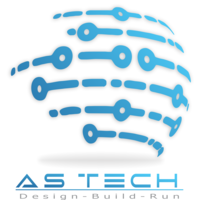 AS Tech logo, AS Tech contact details