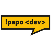 Papodev logo, Papodev contact details