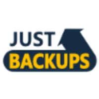 Just Backups logo, Just Backups contact details