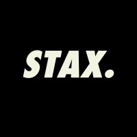 STAX. logo, STAX. contact details