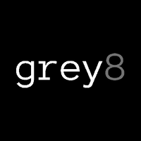 GREY8 logo, GREY8 contact details