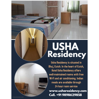 Usha Residency Bhuj logo, Usha Residency Bhuj contact details