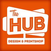 The Hub Design & Printshop logo, The Hub Design & Printshop contact details