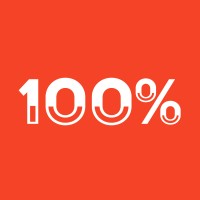 100% Campaign logo, 100% Campaign contact details