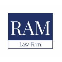 RAM Law Firm logo, RAM Law Firm contact details