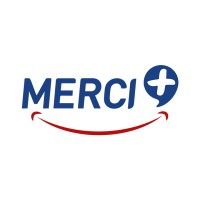 MERCI+ logo, MERCI+ contact details