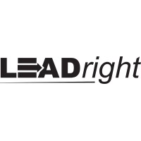 LEADright logo, LEADright contact details