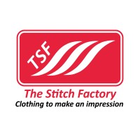 The Stitch Factory logo, The Stitch Factory contact details