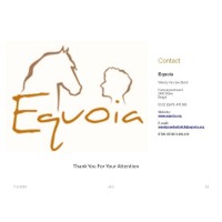 Equoia logo, Equoia contact details