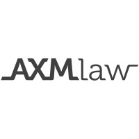 AXM Law logo, AXM Law contact details