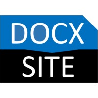 DocXsite logo, DocXsite contact details