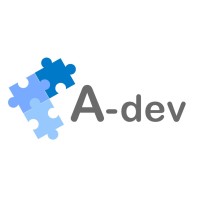 A-Dev logo, A-Dev contact details