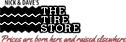 The Tire Store logo, The Tire Store contact details