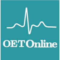 OET Online logo, OET Online contact details